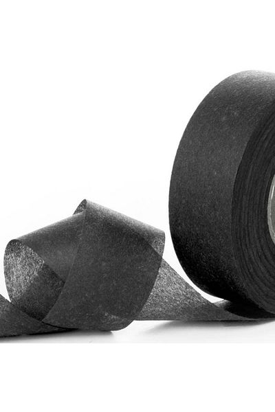 JUTBURADA Jütburada Μαύρη κορδέλα (Μη υφαντό ύφασμα Tela 2,5 cm) 220 μέτρα