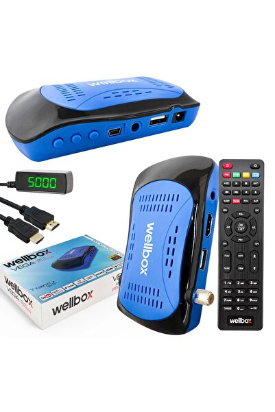 wellbox Vega Uydu Alıcısı 1080P Wi-Fi Desteği