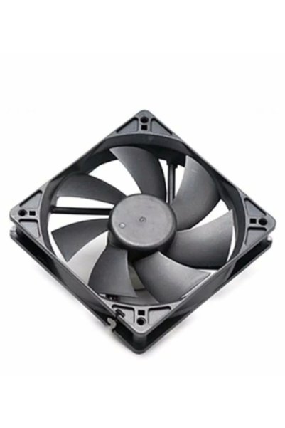 Generic Brand HF-12 مروحة صامتة مقاس 12 سم باللون الأسود