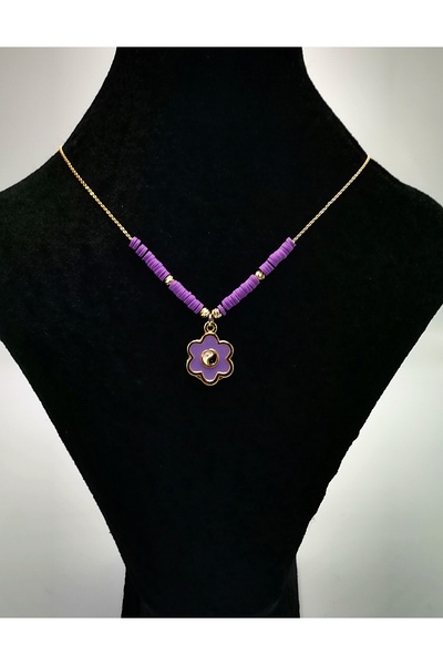 Monalisa Home قلادة فاخرة على شكل سلسلة ذهبية صفراء غير مشوهة