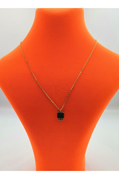 Monalisa Home قلادة ذهبية اللون بتصميم خاص مع شكل سلسلة