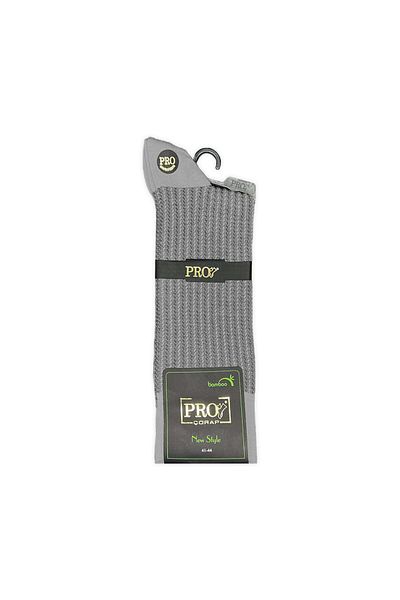 Pro Çorap Ανδρικές κάλτσες Gence Bamboo Ash Grey (17101-R6)