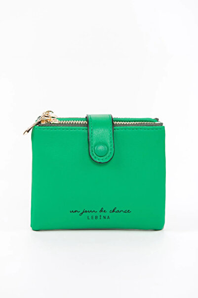 Monalisa Home Yeşil Kartlıklı Suni Deri CÜZDAN