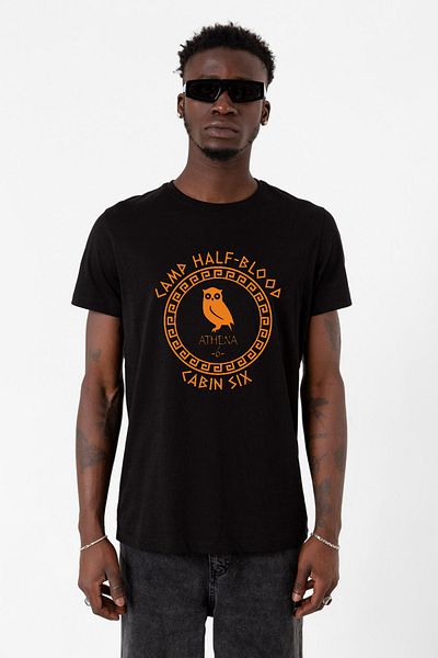 Tshirthane Ανδρικό μπλουζάκι Camp Half Blood Poseidon Black