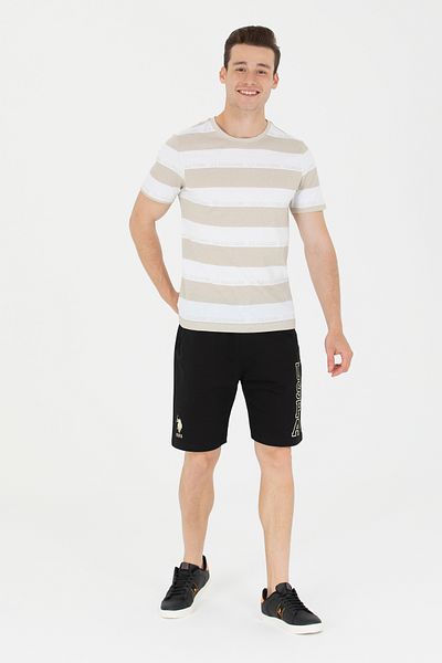 U.S. Polo Assn. Ανδρικό Μαύρο Πλεκτό Σορτς 50265070-VR046
