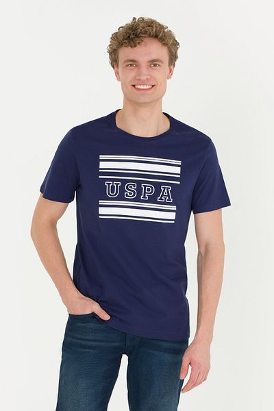 U.S. Polo Assn. Ανδρικό μπλουζάκι Navy Blue Crew Neck 50264961-VR033