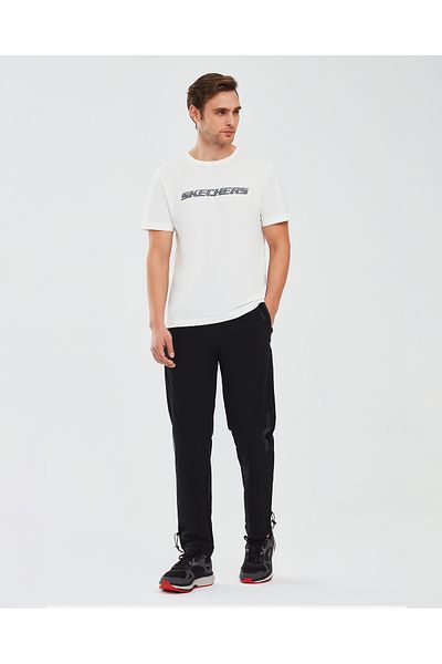 SKECHERS M Graphic Tee Big Logo T-shirt Ανδρικό λευκό μπλουζάκι S212960-102