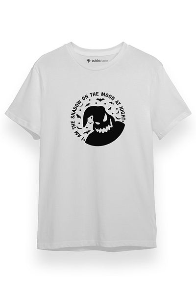 Tshirthane Ανδρικό μπλουζάκι με κοντομάνικο Oogie Boogie White