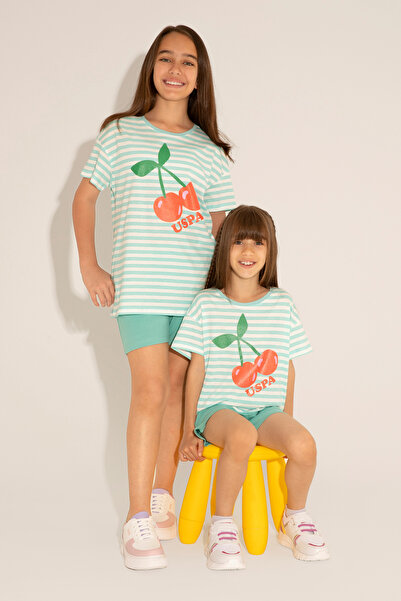 U.S. Polo Assn. Children's Mint Knitted Shorts 50265400-Vr090