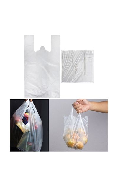 LAMFER Transparent Athlete Bag Small Size 24x43 cm 1 Pack Takriben 300 Pieces