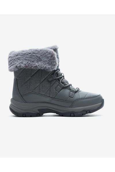 SKECHERS Trego Winter Feelings - Women's Gray Snow Boots 167431