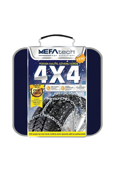 MEFATECH Kar Zinciri 235/50/r18 4x4 Tipi Binek Suv Minibüs Takmatik Kolay Montaj