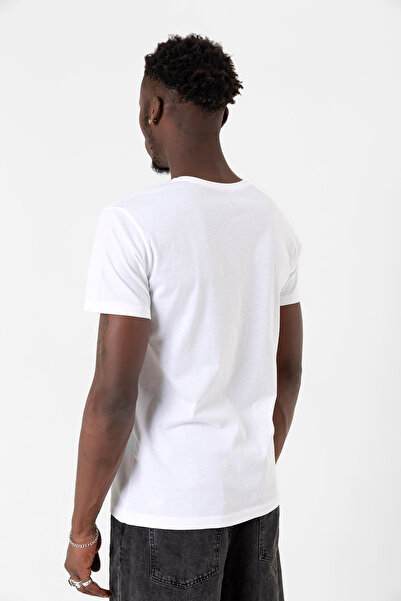 Tshirthane Ανδρικό μπλουζάκι ποδηλασίας Camp Half Blood Poseidon White