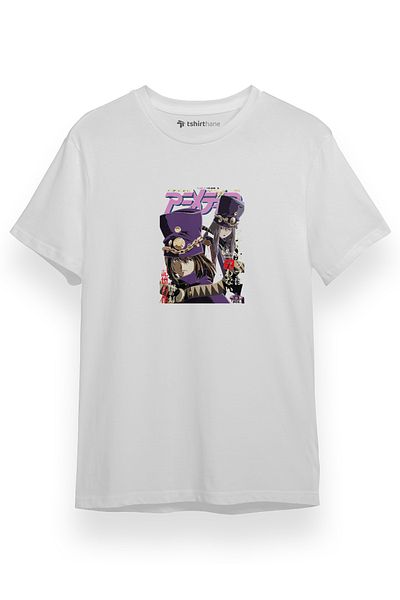 Tshirthane Boogiepop Phantom Dark Night Λευκό κοντομάνικο ανδρικό μπλουζάκι