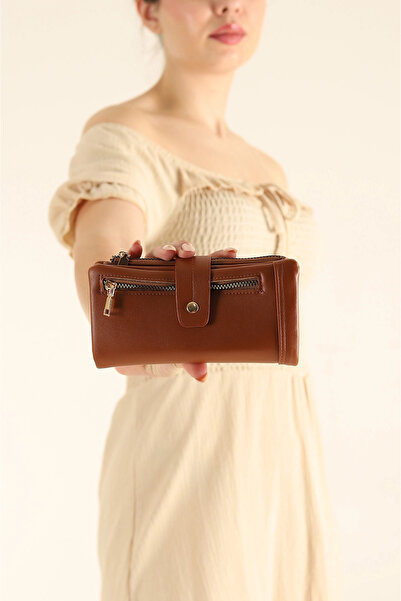 Monalisa Home محفظة من الجلد الصناعي مع حامل بطاقات أسود