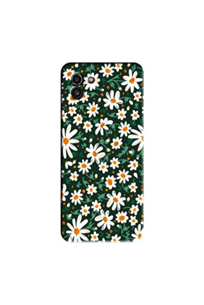 Zebana حافظة متوافقة مع هاتف سامسونج A03، حافظة سيليكون بتصميم زهور الربيع 4 ...