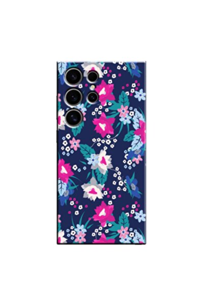 Zebana حافظة سيليكون متوافقة مع هاتف سامسونج جالاكسي S24 الترا زهور الربيع 3 ...