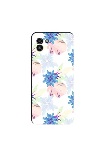 Zebana حافظة متوافقة مع هاتف سامسونج A03، حافظة سيليكون بتصميم زهور الربيع 6 ...