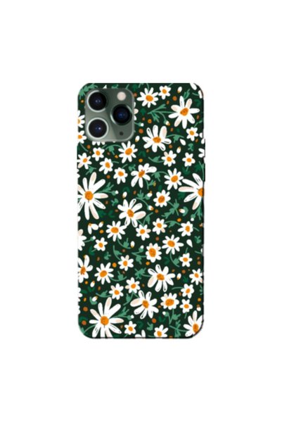 Zebana حافظة سيليكون متوافقة مع هاتف Apple iPhone 11 Pro Spring Flowers 4 (مط...