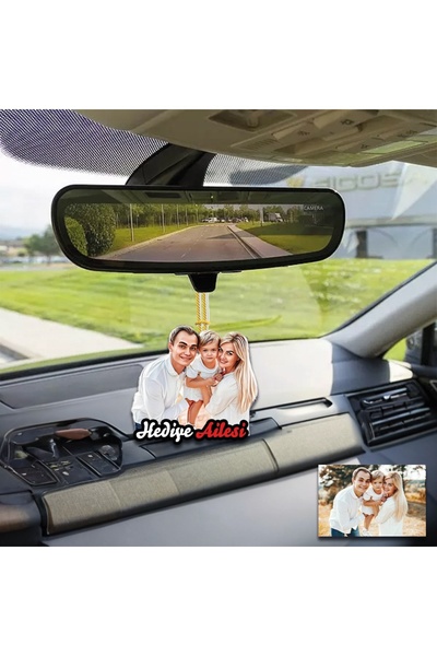 wonderlike İsim Yazılı Aile Name Font Araba Dikiz Ayna Süsü