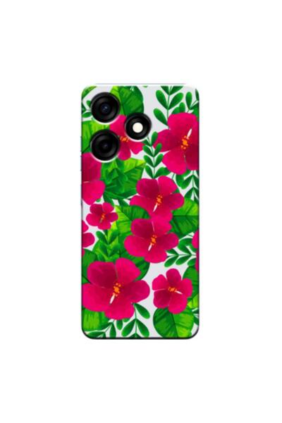 Zebana حافظة متوافقة مع TECNO Spark 10C زهور الربيع 9 حافظة من السيليكون (مطب...