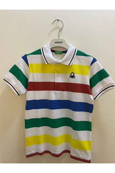 Benetton Boy's Striped Polo