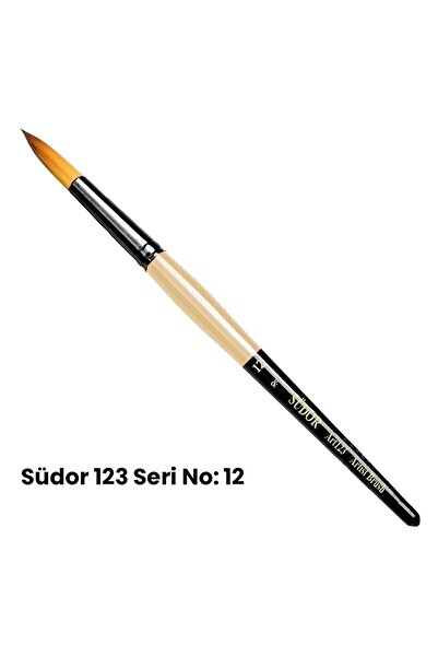 Südor 123 Seri Sentetik Yuvarlak Uçlu Fırça No 12