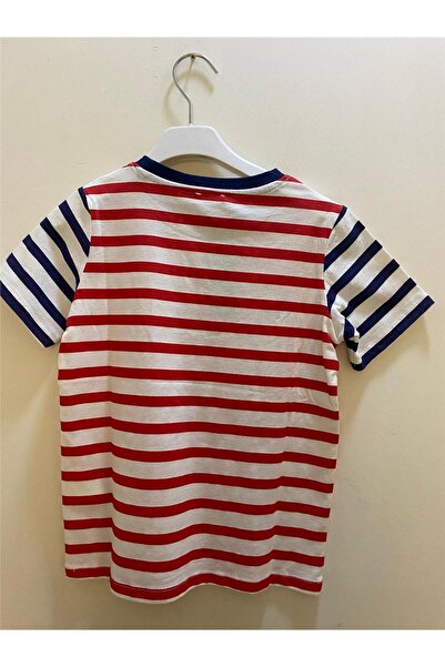 Benetton United Colors of Benetton Boy's Red Striped T-shirt BNT-B21394