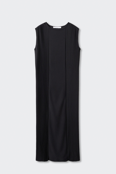 MANGO Plisované detailní šaty