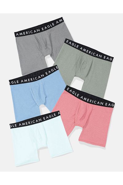 AMERICAN EAGLE Aeo 5 Pack 6" Classic Boxer Brief - U-0235-3948-900