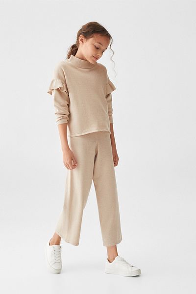 MANGO Kids Gestrickte Culotte-Hose