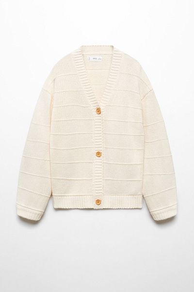 MANGO Kids Knoflíkový pletený Cardigan