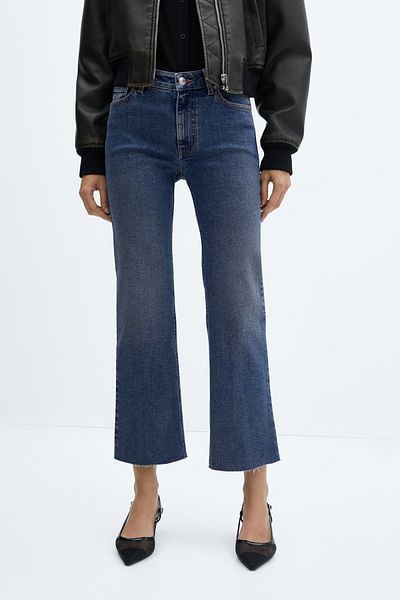 MANGO Woman Blugi evazați crop