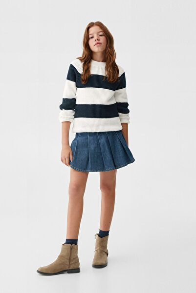 MANGO Kids В'язаний смугастий светр