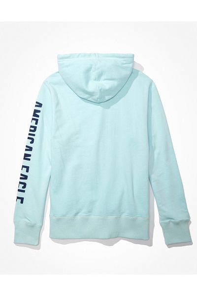 AMERICAN EAGLE Super Soft Fleece Graphic Hoodie - Ae U-0193-1914-401