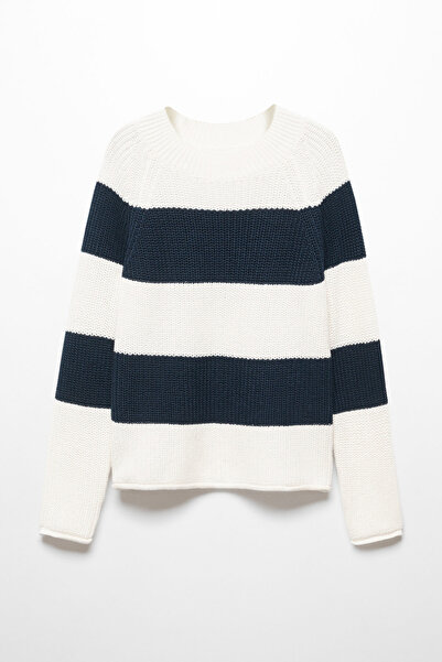 MANGO Kids Pletený proužkovaný svetr