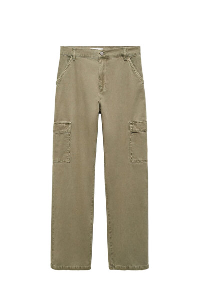 MANGO Woman Cargo Pocket Jean