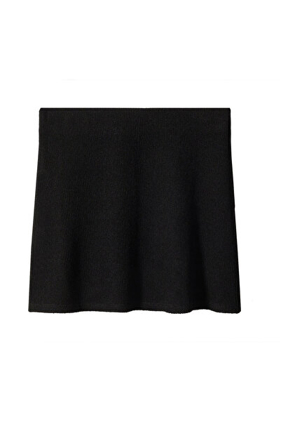 MANGO Woman Knitted Mini Shirt