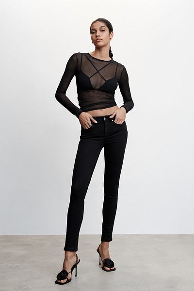 MANGO Woman Úzké džíny push-up