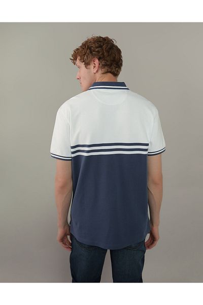 AMERICAN EAGLE Ae Polo T-Shirt with Pocket - U-1165-3638-410