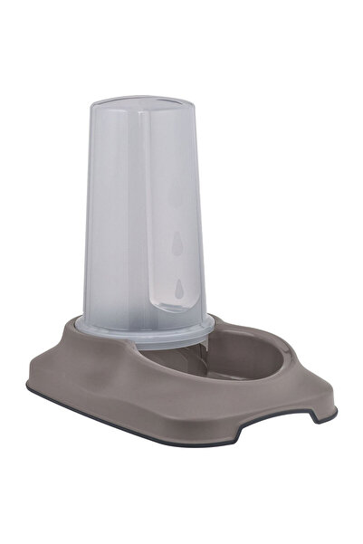 PlastArt Krem Renk Mama ve Su Kabı 1.5 LT Kedi ve Köpek Mama Kapı