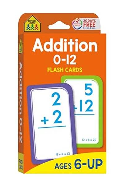 School Zone Publishing Flash Cards Addition 0 12