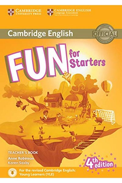 Cambridge Fun For Starters Teachers Book With Downloadable Audio