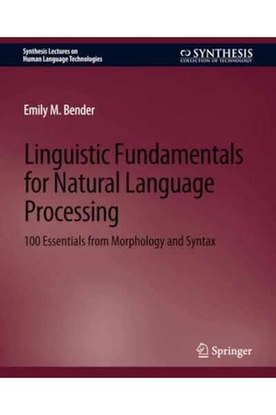 Springer الأساسيات اللغوية لمعالجة اللغة الطبيعية