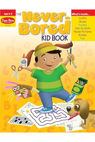 Evan Moor Educational كتاب Neverbored Kid Book لعمر 89 عامًا