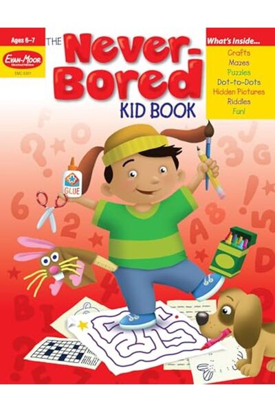 Evan Moor Educational كتاب Neverbored Kid للأطفال من سن 67 عامًا