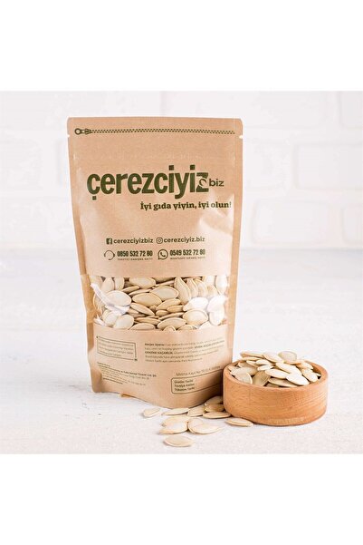 çerezciyiz Çiğ Nevşehir Kabak Çekirdeği - Topak (KAVRULMAMIŞ) Gramaj;500gr.