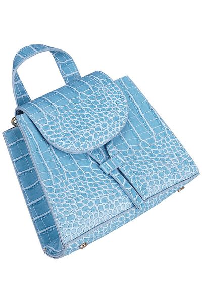 Bagmori Women's Bag with Blue Shoulder Strap