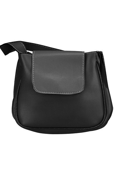 Bagmori Black Sports Stylish Women's Bag with Shoulder Strap