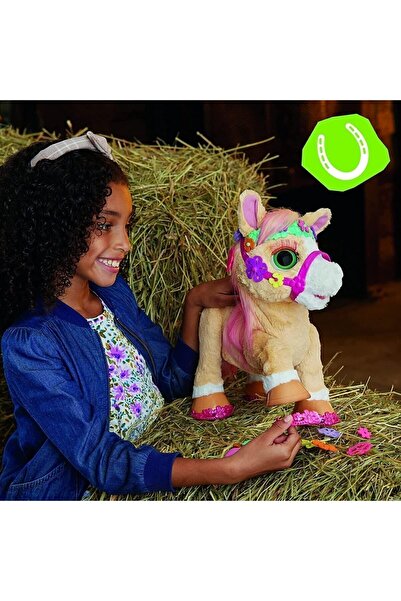 FurReal Cinnamon My Stylin Pony Toy 35cm Electronic Pet 80 Sounds 26 Accessories Sevimli At